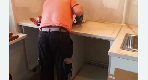 Сборка кухонного гарнитура. Печора